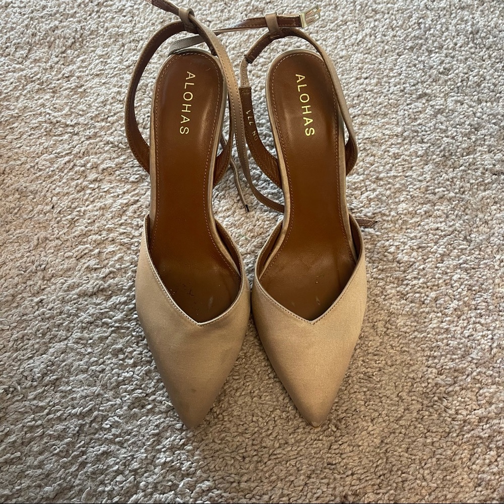 Anthropologie Aloha brand heels